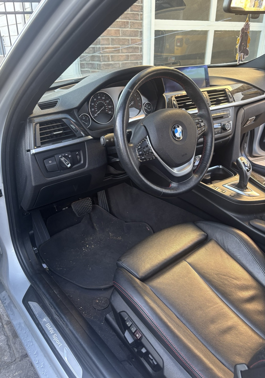 BMW driver cabin before interior detail