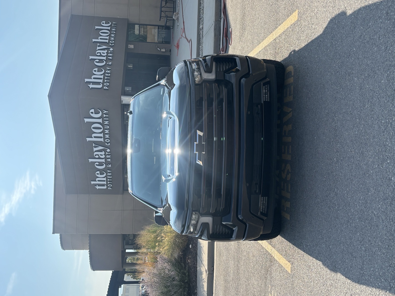 Black Chevrolet Silverado High Country front after exterior detail
