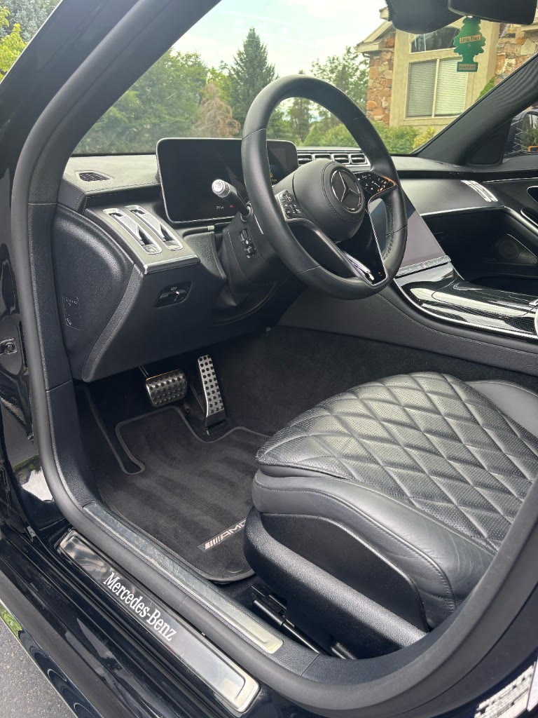 Mercedes AMG driver cabin after interior detail