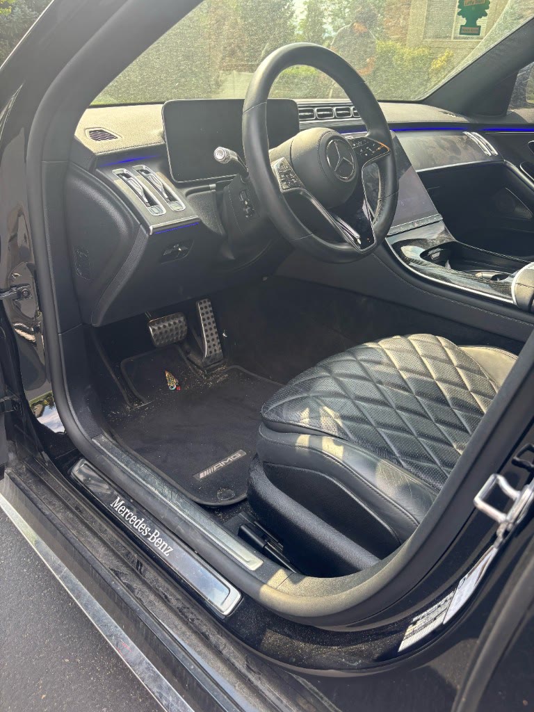 Mercedes AMG driver cabin before interior detail