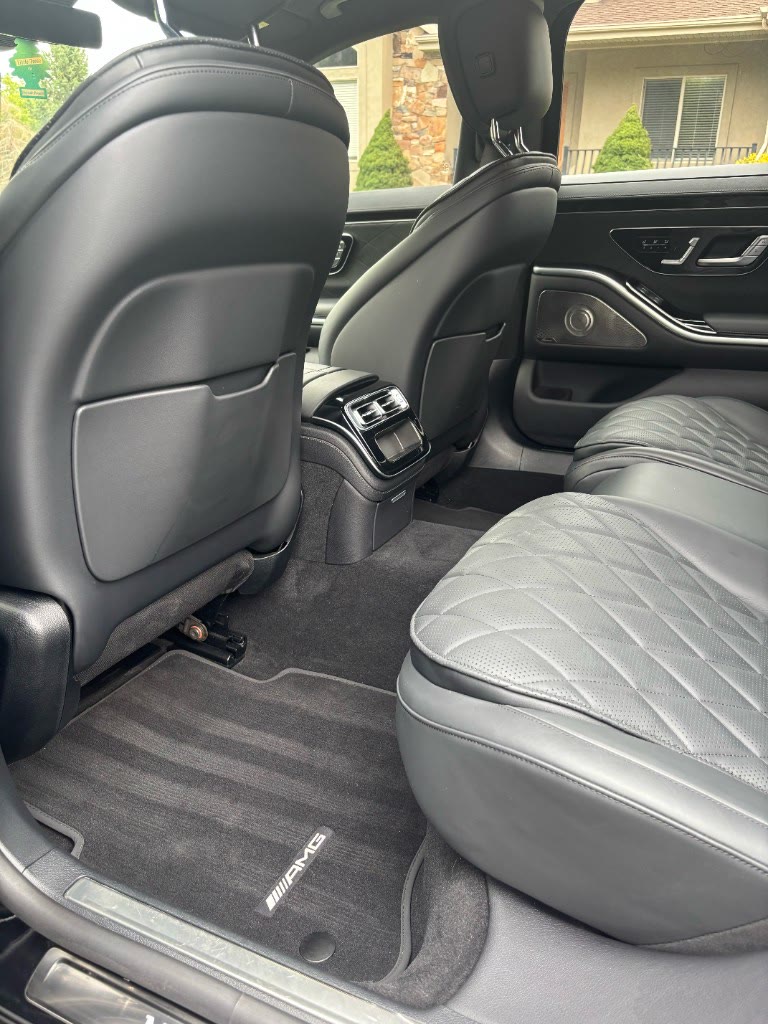 Mercedes AMG rear cabin after interior detail